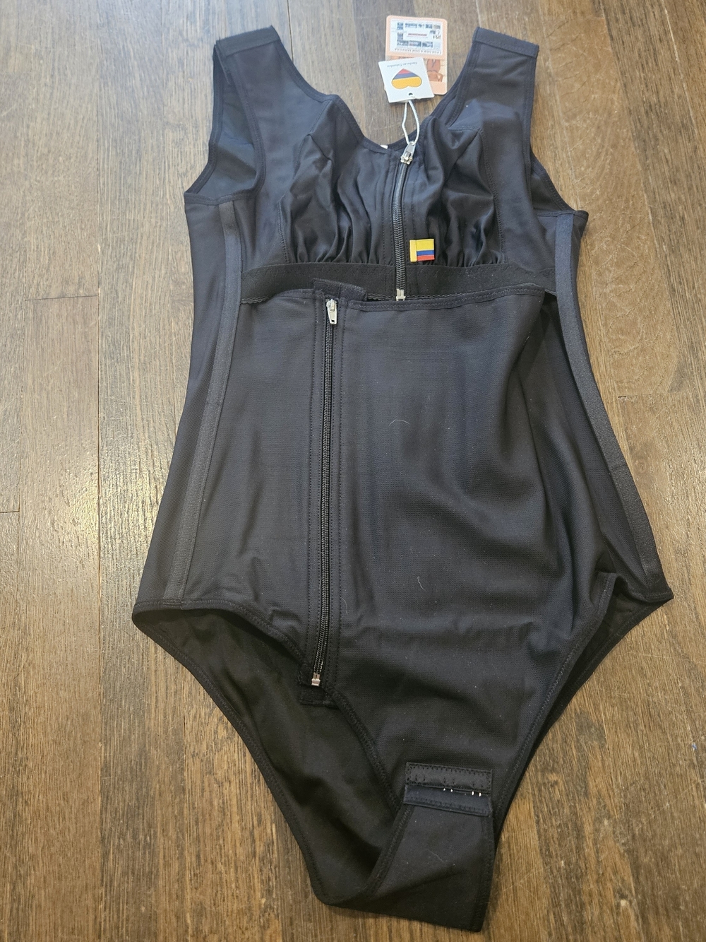 Yianna Faja Front Zip Full Bust Brief Faja Bodysuit New